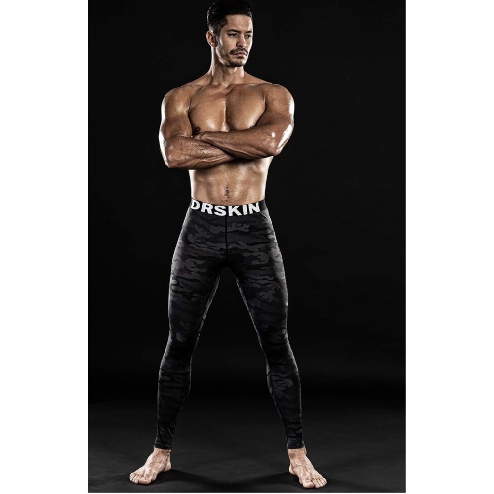 DRSKIN 3 Pack Men's Compression‎ Pants Leggings Sports Athletic Workout Sz S - Picture 7 of 12